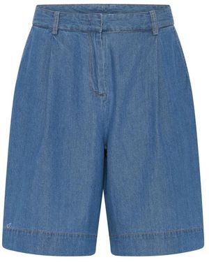Heartmade Denim Shorts - Blu