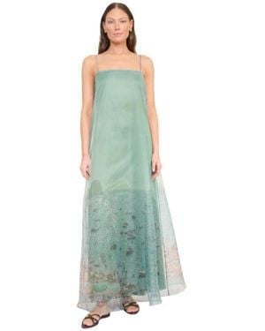 STAUD Delfina Jurk - Groen