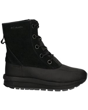 Columbia Fitness ,Zwart ,Leer Moritza Shield Ii Omni-Heat Waterdichte Sneeuwlaars