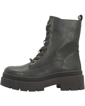 Exe' Lace-Up Boots - Noir