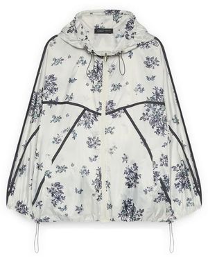 FIORELLA RUBINO Bomberjack Met Bloemenprint - Grijs