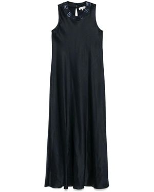 Antonelli Blauwe Elegante Jurk Voor Vrouwen - Zwart