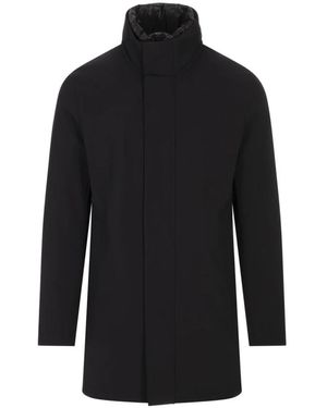 Montecore Single-Breasted Coats - Black