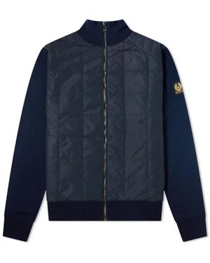 Belstaff Marineblauer Reißverschluss-Cardigan Klassischer Stil