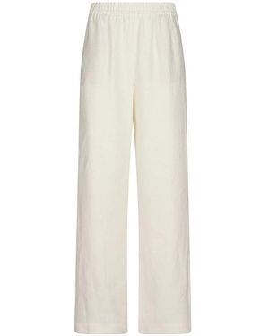 Eleventy Wide Trousers - White