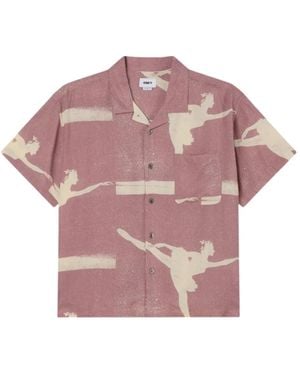 Obey Short Sleeve Shirts - Morado