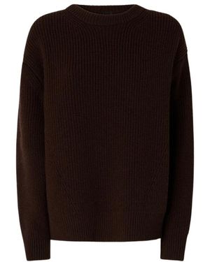 Pinko Round-Neck Knitwear - Black