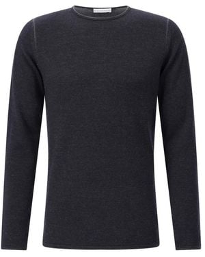KIEFERMANN Merinowollpullover Mit Rundhalsausschnitt - Blau