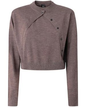 Pinko Rundhals-Strickware - Braun