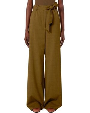 Max Mara Wide Trousers - Verde