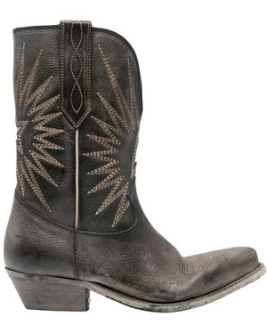 Golden Goose Cowboy Boots - Grigio