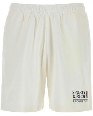 Sporty & Rich Casual Shorts - White