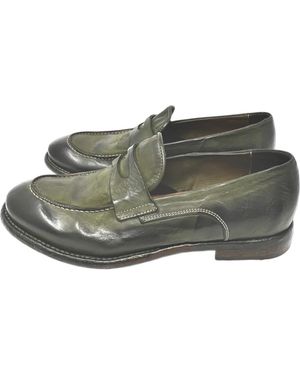 LEMARGO Grüner nubuk loafer trendthema