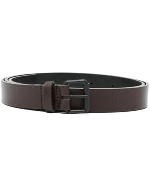 Sofie D'Hoore Varnia Leather Wide Belt Mm 25 - Zwart