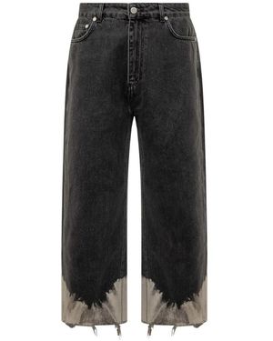 44 Label Group Wide Jeans - Noir