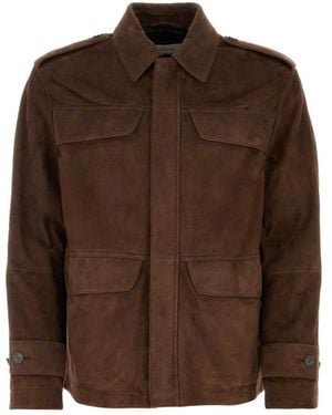 Ferragamo Light Jackets - Marrone