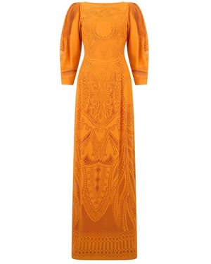 Alberta Ferretti Maxi Dresses - Orange