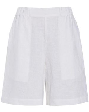 Bitte Kai Rand Airy Linen Shorts - Wit