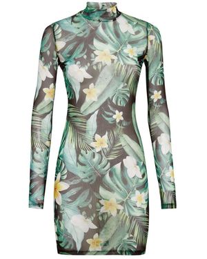 Philipp Plein Mini Dress Hawaii - Groen