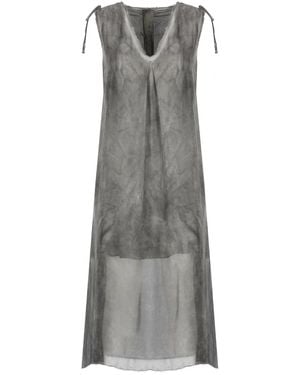 SANCTAMUERTE Midi Dresses - Grigio