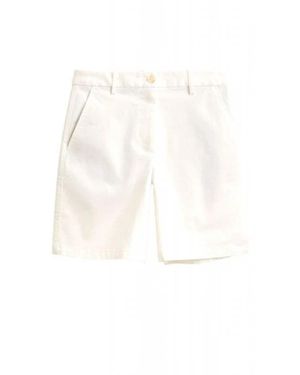 GANT Korte Broeken ,Wit ,Katoen Chino Shorts