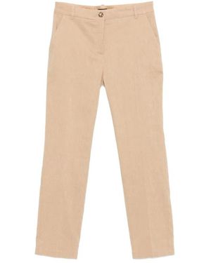 Pinko Cropped Trousers - Natural