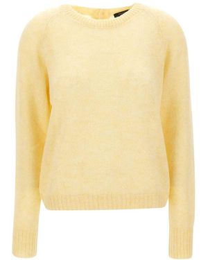 Gran Sasso Round-Neck Knitwear - Yellow