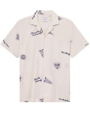 Les Deux Short Sleeve Shirts - Natural