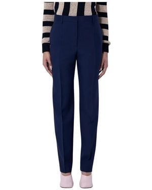 Dries Van Noten Straight Trousers - Blue
