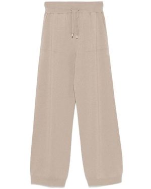Lorena Antoniazzi Wollmischung Kordelzug Sweatpants - Natur