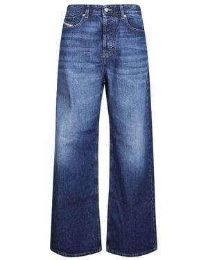 DIESEL Wide Jeans - Bleu