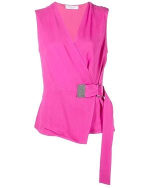 Fabiana Filippi Sleeveless Tops - Pink