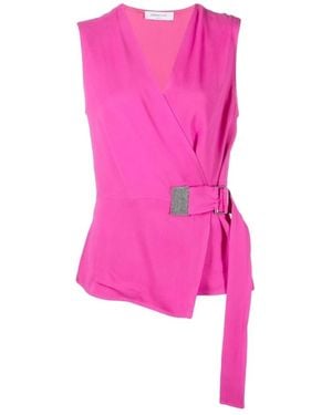 Fabiana Filippi Sleeveless Tops - Pink