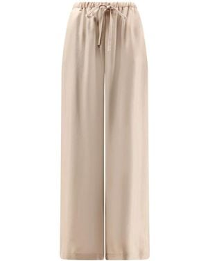 Alysi Wide Trousers - Natural
