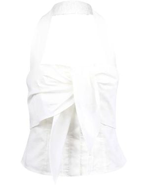 Cult Gaia Sleeveless Tops - White