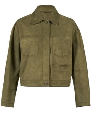 1972 DESA K14920 Lederjacke - Grün
