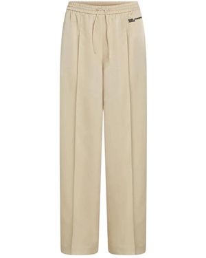 KARL LAGERFELD Wide Trousers - Natural