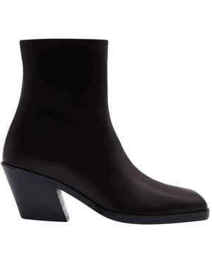 Gia Borghini Cowboy & Biker Boots - Black