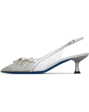 Loriblu Verzierter Slingback - Weiß