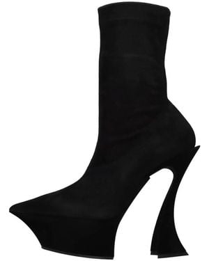 Mugler Heeled Boots - Nero