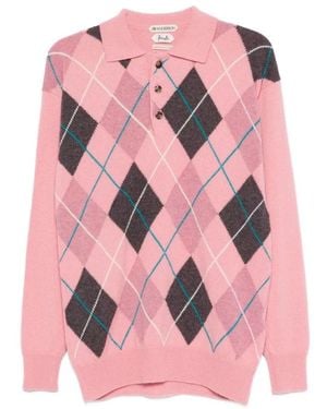 JW Anderson Round-Neck Knitwear - Pink