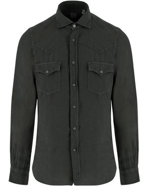 Finamore 1925 Casual Shirts - Black