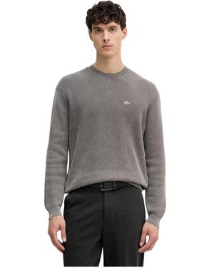 ARMANI EXCHANGE Round-Neck Strickwaren - Grau