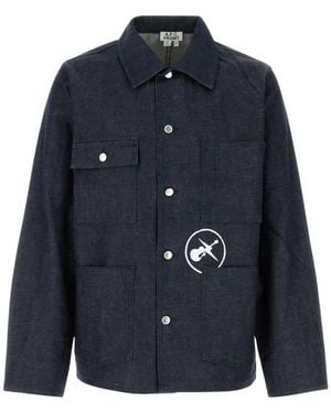 A.P.C. Grand Jack Jacket - Blau