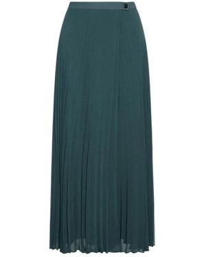 Marella Rokken ,Groen ,Polyester Geplooide Midirok