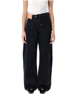 JW Anderson Straight Denim Jeans - Zwart