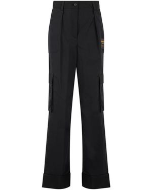 Moschino Wide Trousers - Black