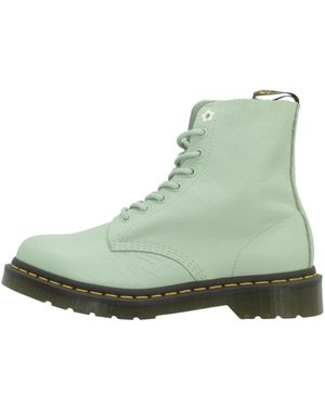 Dr. Martens Schoenen ,Groen ,Leer 1460 Pascal 8 Eye Boot