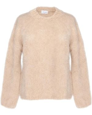 Scaglione Rundhals-Strickware - Natur