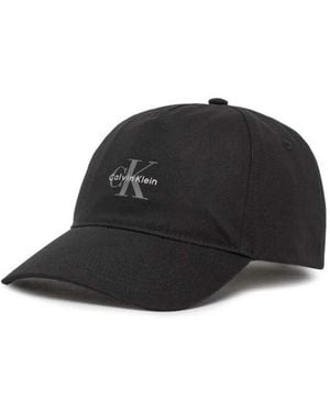 Calvin Klein Monologo Baseball Cap Mit Aufdruck - Schwarz